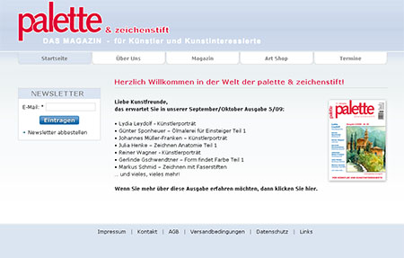 Zeitschrift Palette