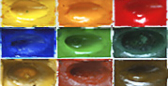 Utensilien und Werkzeug für die Aquarellmalerei