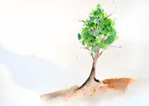 Wie male ich einen Baum? – Beispiel #1 Wie male ich einen Baum? – Beispiel #1