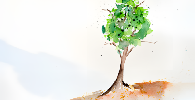 Wie male ich einen Baum? – Beispiel #1