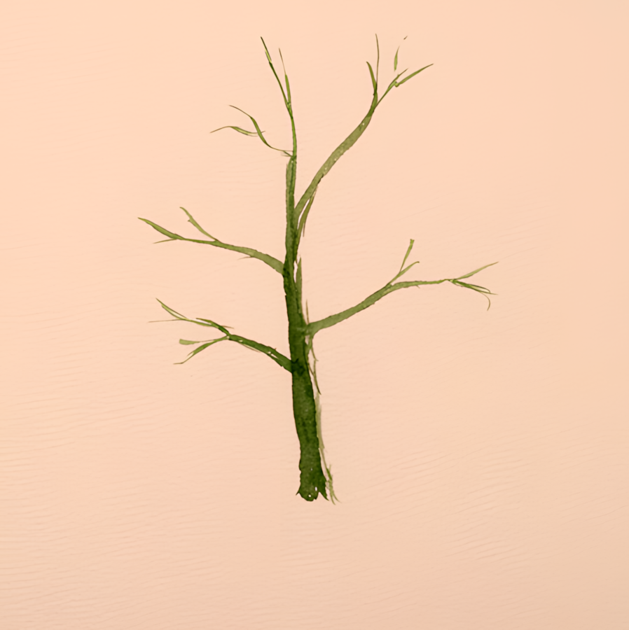 Baum in Aquarell malen 4. Methode Teil 1