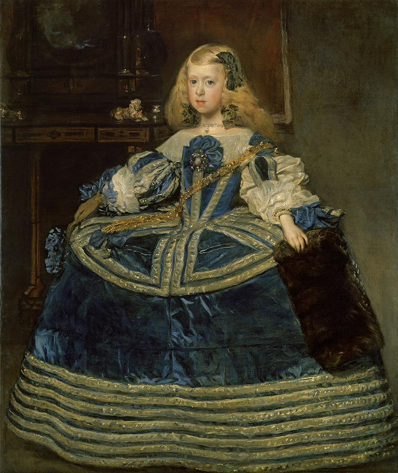 Porträt der achtjährigen Infantin Margarita Teresa in blauem Kleid, 1659, Öl auf Leinwand; Kunsthistorisches Museum, Wien