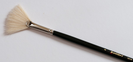 Fächerpinsel