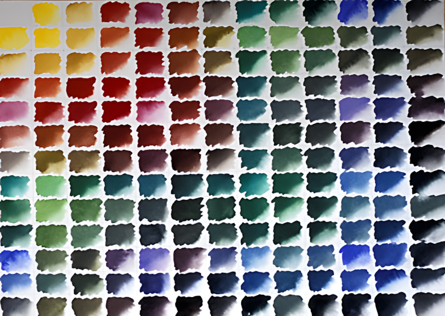 Farbmischungen Aquarellfarben