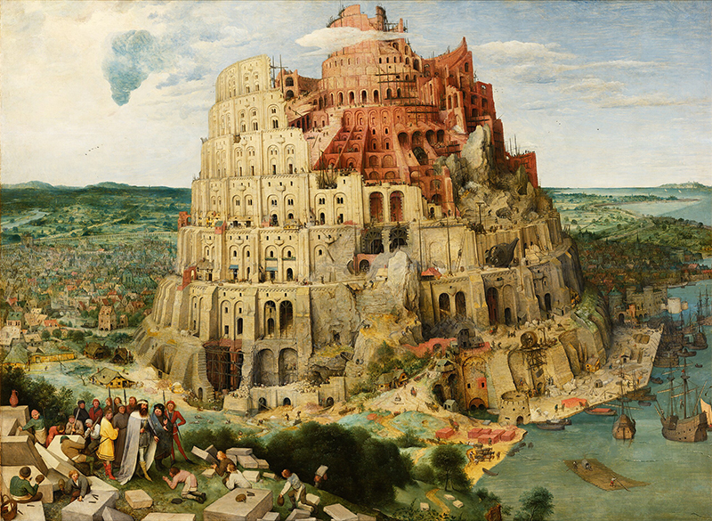 Grosser Turmbau zu Babel 1563 von Pieter Bruegel der Ältere
