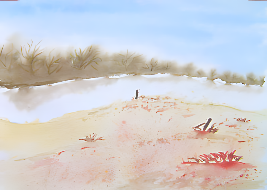 Aquarell Herbst von Bernd Schmidt