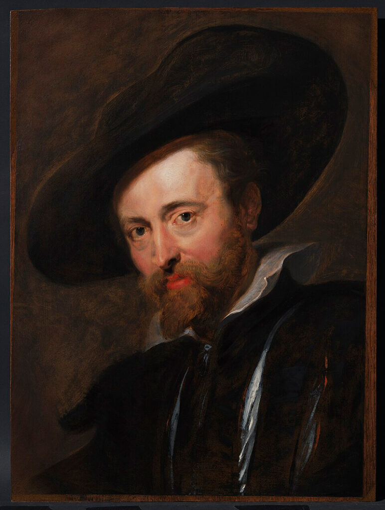 Peter Paul Rubens: Selbstporträt (ca.1623/1630). Rubenshuis, Antwerpen