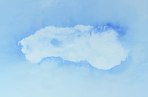 Wolke - Aquarellmalerei