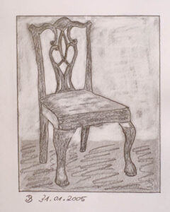 Zeichnung Stuhl - Bernd Schmidt