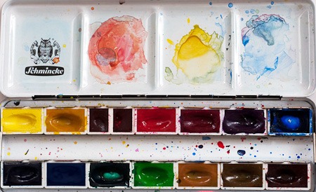 Aquarell Farben