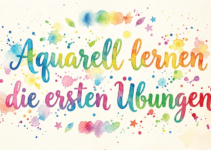 Aquarell lernen die ersten einfachen Übungen