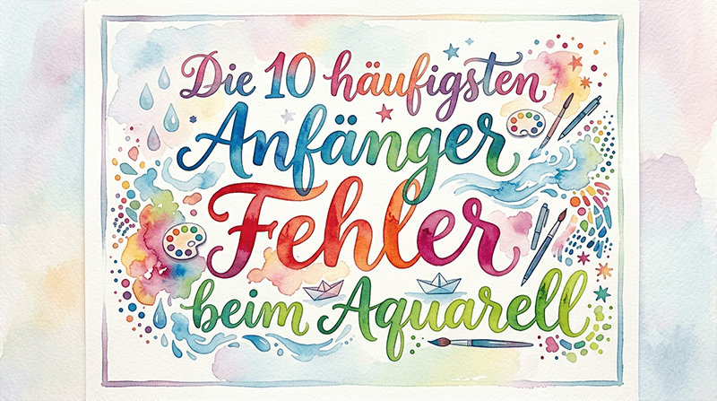 Fehler beim Aquarell