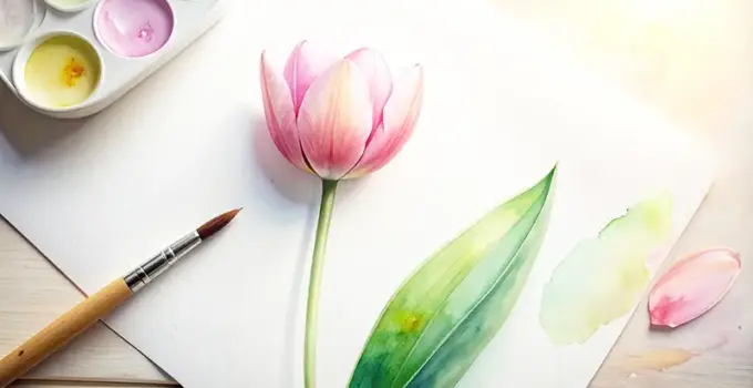 Aquarell Vorlagen für Anfänger