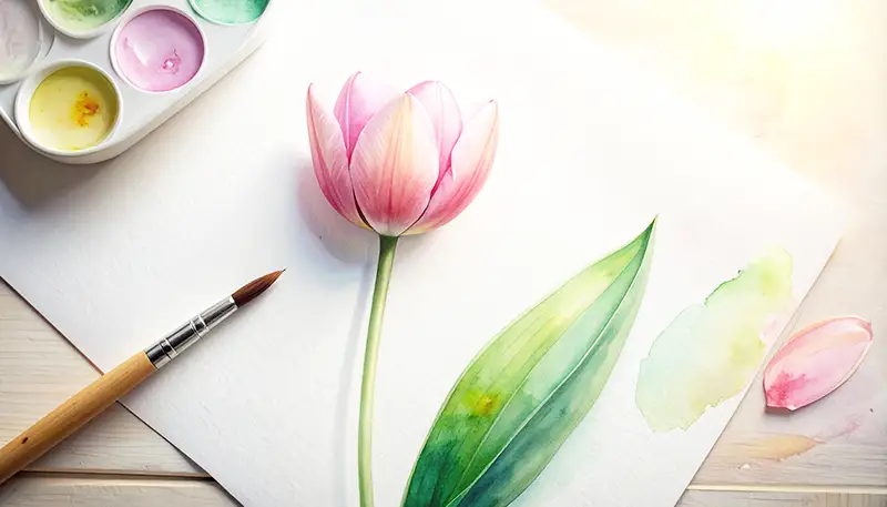 Aquarell Vorlagen für Anfänger