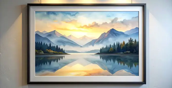 Aquarellbild