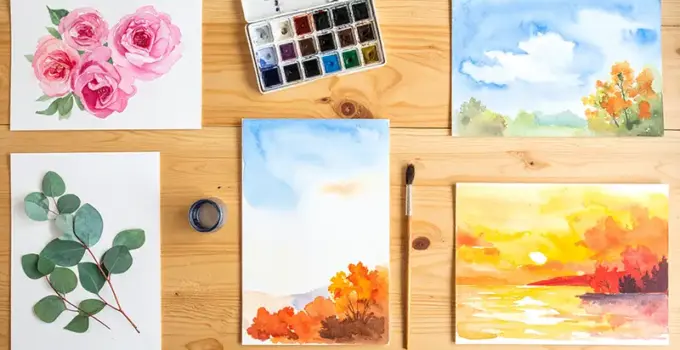 Aquarellbilder malen