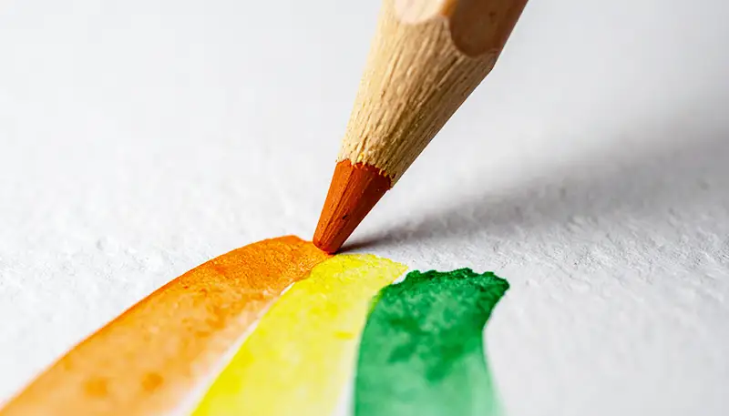 Malen mit Aquarellstiften