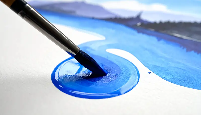 Malen mit Wasserfarben